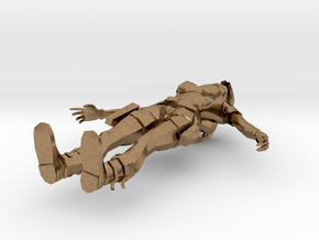 Lara Croft Low Poly in Natural Brass