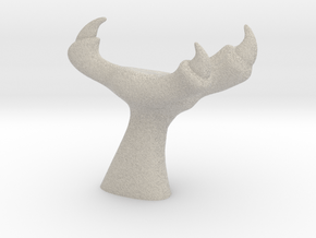 Talon Wall Hanger (Free 3D File) in Natural Sandstone