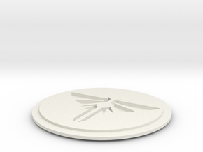The Last of Us Firefly pin 3/4" Dia. in White Natural Versatile Plastic
