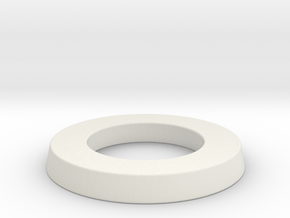 adapter ring for eBike belt disk in White Natural Versatile Plastic