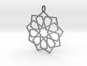 eastern ornament edged in Natural Silver