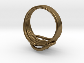 HeliX Love & Life Ring - Ring in Natural Bronze
