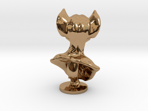 Batcreature Posed  in Polished Brass
