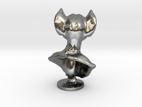 Batcreature Posed  in Polished Silver