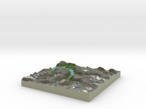 Terrafab generated model Thu Feb 13 2014 01:08:45  in Full Color Sandstone