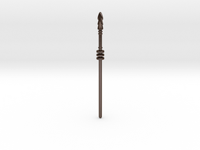 Replacement spear for Castle Grayskull, version 2 in Polished Bronze Steel