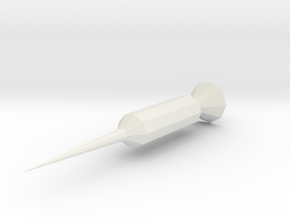 Syringe in White Natural Versatile Plastic