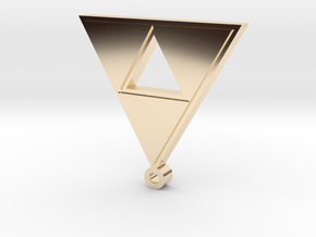 triforce pendant in 14K Yellow Gold