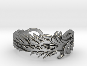 Covenants Crest Ring Size 10 in Natural Silver