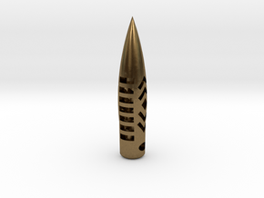 50BMG Hogs Tooth Pendant Brass/Bronze in Natural Bronze