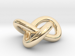 Trinity Knot in 14K Yellow Gold