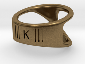 ring ||| K ||| SERIES in Natural Bronze