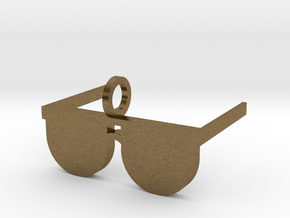 Sunglasses Pendant in Natural Bronze