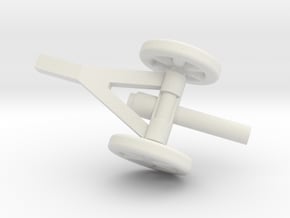 Cannon in White Natural Versatile Plastic