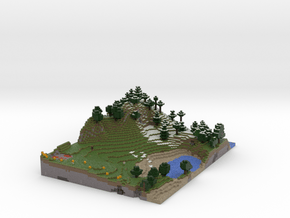 Minecraftlandscape (summer) in Full Color Sandstone