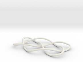 knot 7-4 100mm in White Natural Versatile Plastic