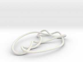 knot 7-3 100mm in White Natural Versatile Plastic
