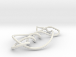 knot 8-6 100mm in White Natural Versatile Plastic