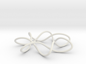 knot 7-1 100mm in White Natural Versatile Plastic