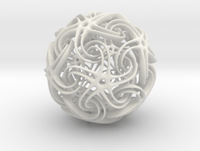 Entwined in White Natural Versatile Plastic