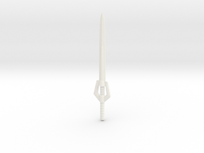 Galactic Sword 2.0 in White Processed Versatile Plastic