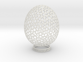 Easter 2012 Egg No.4 in White Natural Versatile Plastic