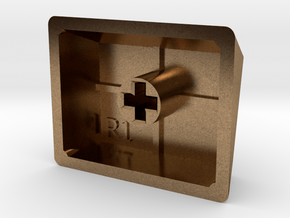 Spade Keycap (R1, 1.25x) in Natural Brass