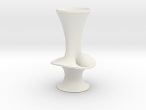 Costa Vase - 7" in White Natural Versatile Plastic
