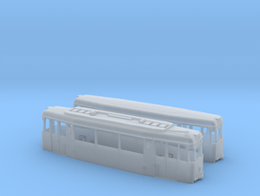 Gotha T2/B2-62 tram set (one direction) (1:160) in Smooth Fine Detail Plastic