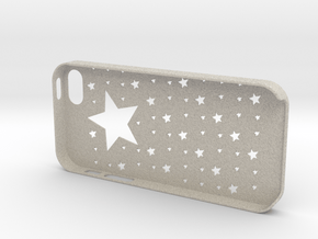 Iphone5,5S Star case,cover in Natural Sandstone