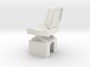 MACK-Seat-1-10 in White Natural Versatile Plastic
