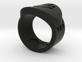 Death FF Ring Sz 5 in Black Natural Versatile Plastic