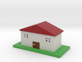 house model  smaller in Full Color Sandstone