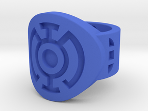 Blue Hope FF Ring Sz 6 in Blue Processed Versatile Plastic