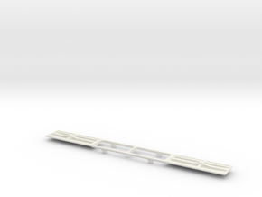 DDA40X Replacment Chassis For Dummy Loco N Scale in White Natural Versatile Plastic