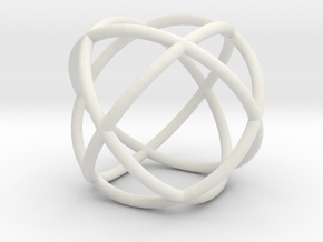 torus sphere in White Natural Versatile Plastic