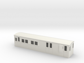 :009 colonial 1st saloon brake coach in White Natural Versatile Plastic