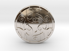 Braced Shield in Platinum