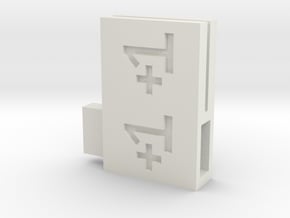 Mtg Double Sided +1/+1 and -1/-1 Counter in White Natural Versatile Plastic