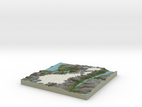 Terrafab generated model Mon Mar 03 2014 10:00:44  in Full Color Sandstone