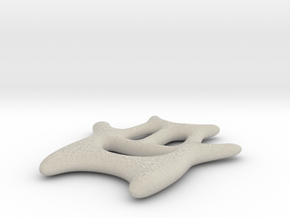 MP3 Cable Winder Guy (type A) in Natural Sandstone