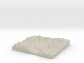 Model of Trout Lake in Natural Sandstone