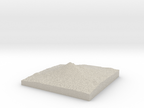 Model of Mount McLoughlin in Natural Sandstone