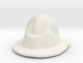 Finger Size Pharrell’s Hat in White Natural Versatile Plastic