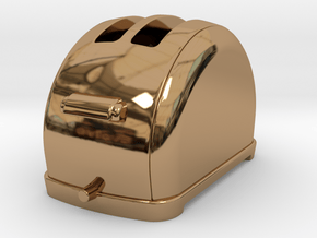1/6 scale Toaster, 1940's  in Polished Brass