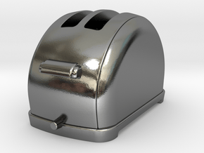 1/6 scale Toaster, 1940's  in Polished Silver
