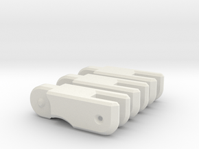 MP Seeker spare fingers in White Natural Versatile Plastic