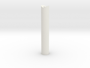53mm tall felixstowe peg in White Natural Versatile Plastic
