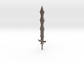 Sword of Demise - Legend of Zelda: Skyward Sword in Polished Bronzed Silver Steel