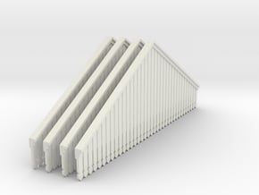 Valance Type 3 X 4 OO Scale in White Natural Versatile Plastic